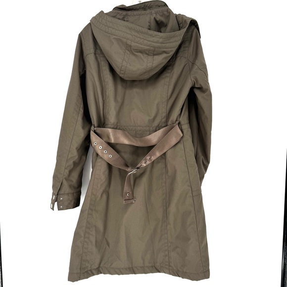 H&M Olive green Normcore minimalist Utility Jacket with Hood - Picture 2 of 7